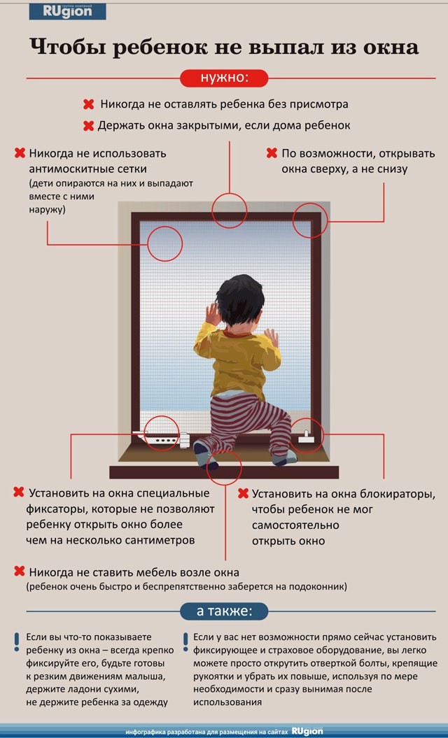 Chtobi rebenok ne vipal iz okna